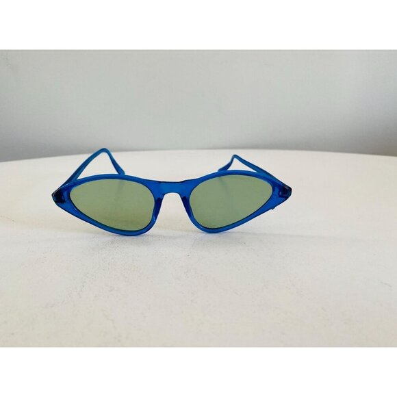 Vintage Cat Eye Sunglasses, Protex Deadstock 1950s/1960s Sunglasses, Blue Framed main image 5